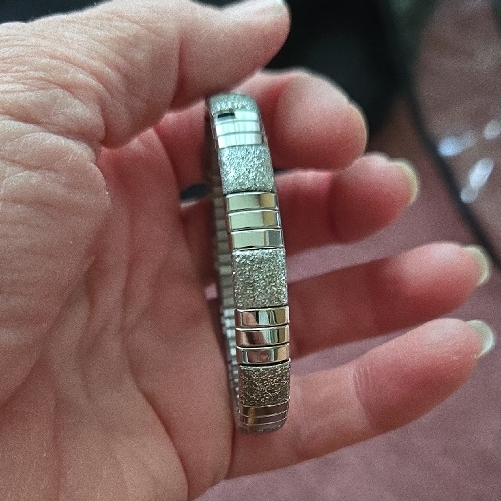 Milor Shimmering Silver Bracelet